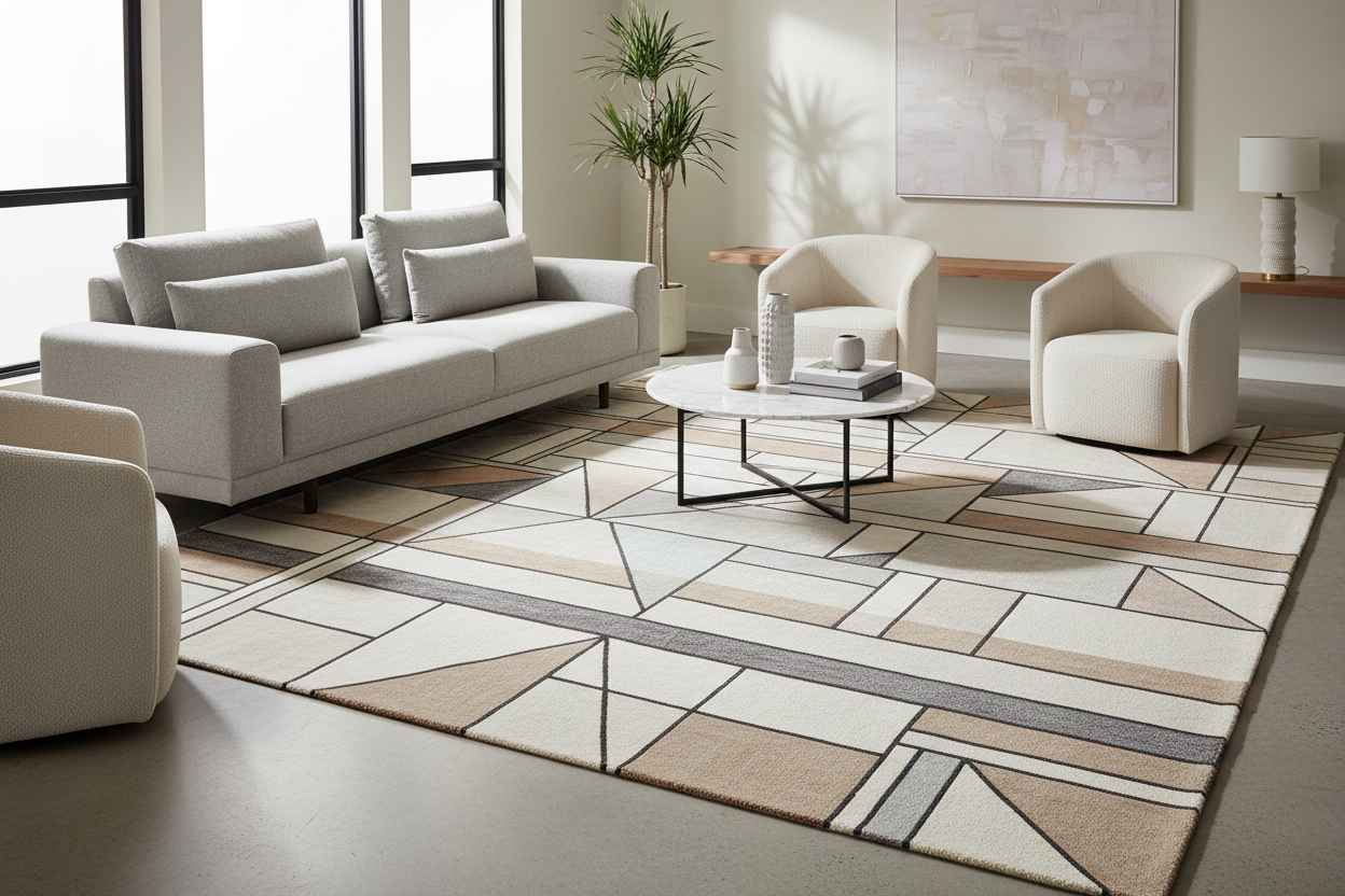 tapis moderne salon